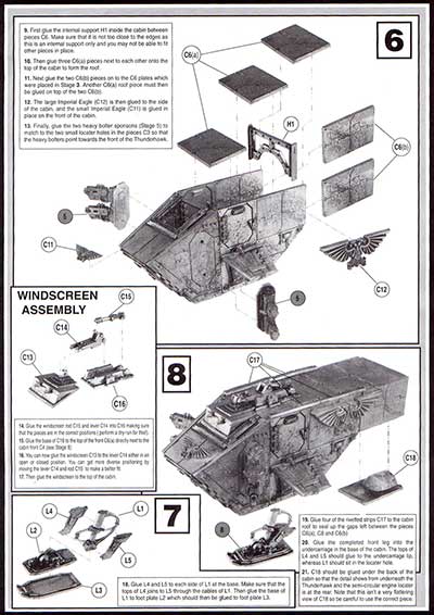 Thunderhawk instructions