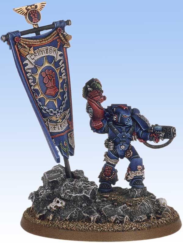 Warhammer 40,000 25th Space Marine Captain Heavy Metal version