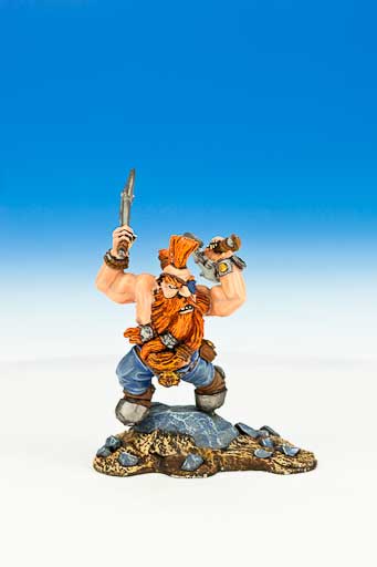 Staff Christmas Gift 2004 - 54mm Troll vs Dwarf Troll Slayer