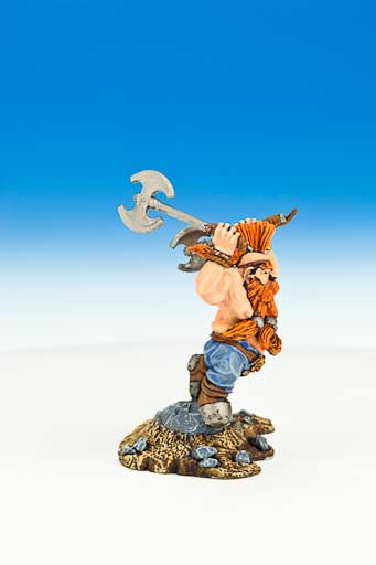 Staff Christmas Gift 2004 - 54mm Troll vs Dwarf Troll Slayer