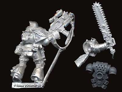 2008 - Space Marine Veteran - parts