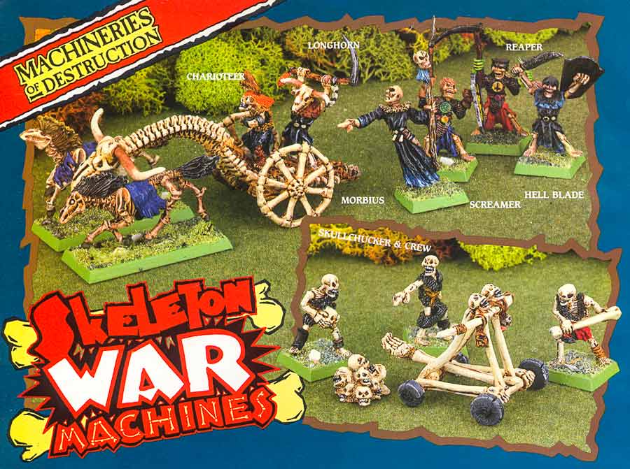 Details about   Games Workshop Warhammer MD8 Skeleton War Machines Undead Metal Figures NIB New