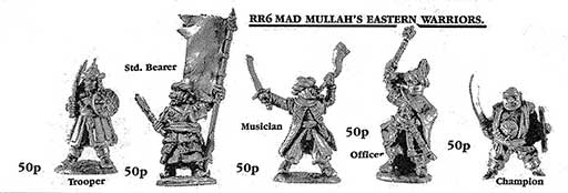 RR6 - Mad Mullah's Eastern Warriors - Spring 1987 Flyer