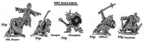 RR9 - Half Orcs - Spring 1987 Flyer