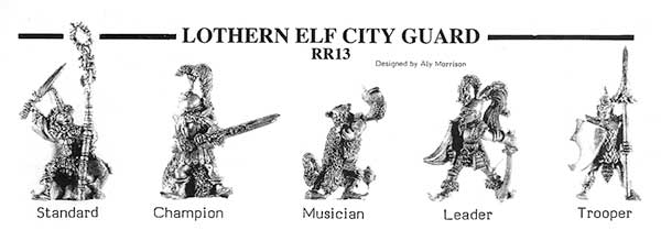RR13 - Lothern Elf City Guard - Compendium 3