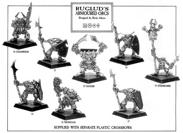 RRD5 Ruglud's Armoured Orcs - 1988 Catalogue