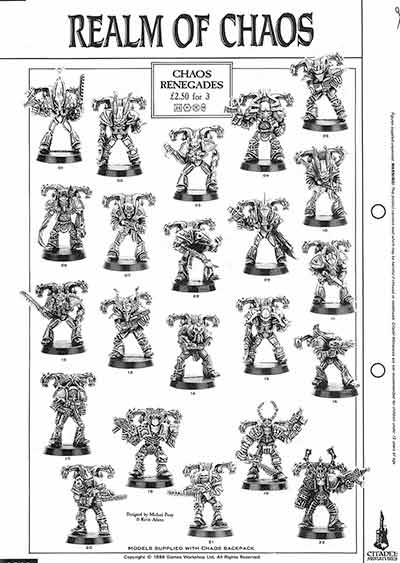 0216 Chaos Renegades - Aug 88 Flyer