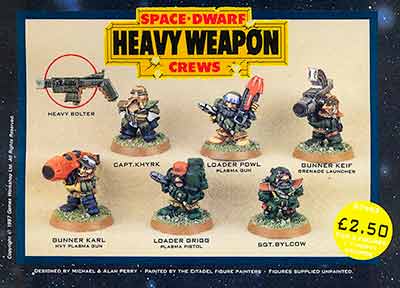 RT303 Space Dwarf Heavy Weapon Crews - WD97 (Jan 88)