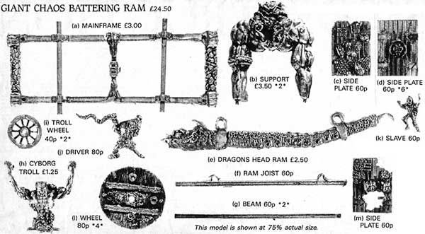 TA7 Giant Chaos Battering Ram - Machineries of Destruction Flyer