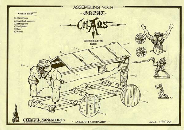 TA7 Giant Chaos Battering Ram - Instructions