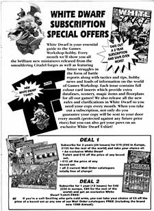 White Dwarf Subscriptions