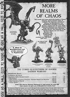 Chaos - Bloodthirster / Bloodletter Command / Warband Deal