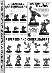 Blood Bowl - Halflings / Big Guys / Referees / Cheerleaders