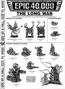 Epic 40,000 The Long War (Daemons)