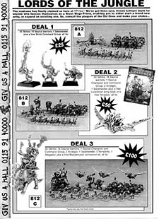 Warhammer - Lizardmen Army Deals