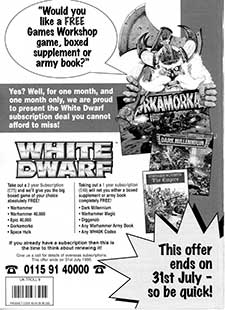 White Dwarf Subscription