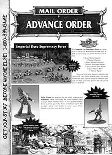 Advance Order - Imperial Fists