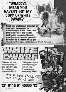 White Dwarf Subscriptions