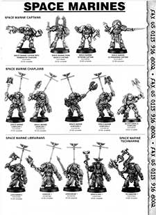 Space Marines - Captains / Chaplains / Librarians