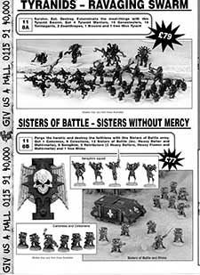 Tyranids Ravaging Death / Sisters of Battle