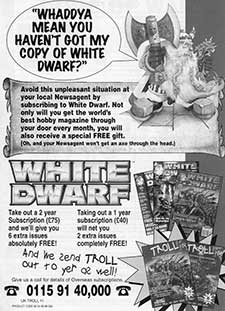 White Dwarf Subscriptions