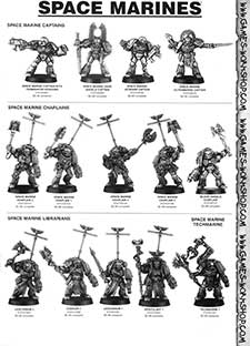 Space Marines - Captains / Chaplains / Librarians