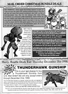 Mail Order Christmas Deals / Thunderhawk Gunship