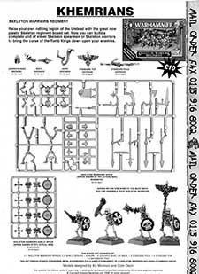 Khemrians - Skeleton Warriors Regiment