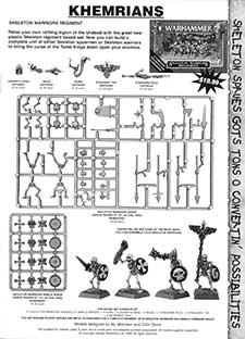 Khemrians - Skeleton Warriors Regiment