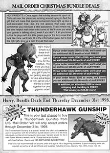 Mail Order Christmas Deals / Thunderhawk Gunship