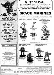 Space Marines - Chaplain Lemartes / Scouts Scouts