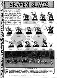 Skaven - Skaven Slaves / Army Deal