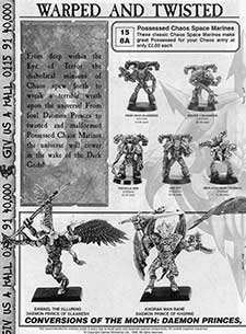 Possesed Chaos Space Marines / Daemon Prince Conversions