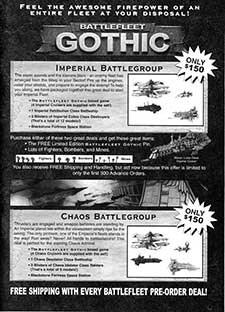 Battlefleet Gothic - Imperial Battlegroup / Chaos Battlegroup