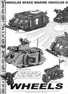 Space Marines - Wheels of Steel