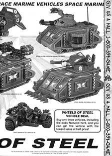 Space Marines - Wheels of Steel