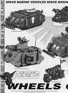 Space Marines - Wheels of Steel