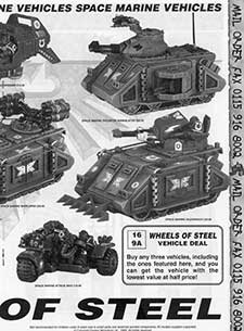 Space Marines - Wheels of Steel