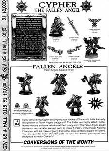 Chaos Space Marines - Cypher /  Conversion of the Month - Fallen Angels