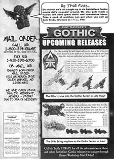 Battlefleet Gothic - Eldar Fleet / Ork Fleet