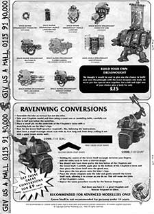 Space Marines: Dreadnought & Ravenwing Conversions