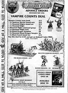 Vampire Counts: Advance Order Deal / Codex Orks