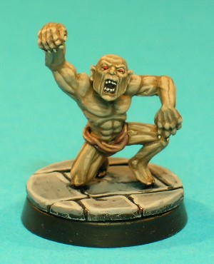 Pose 2, variant B. This variant has a completely bald head. He looks upwards and to his right with his mouth open in a snarl. Pose 2, variant B. This variant has a completely bald head. He looks upwards and to his right with his mouth open in a snarl.