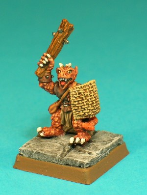 Figure 7, Kobold.<br>This is a pretty weedy looking Kobold, not really of the same standard to the packs later produced under the code ADD51. Figure 7, Kobold.<br>This is a pretty weedy looking Kobold, not really of the same standard to the packs later produced under the code ADD51.